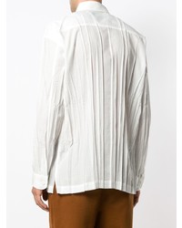 Chemise à manches longues blanche Issey Miyake Men