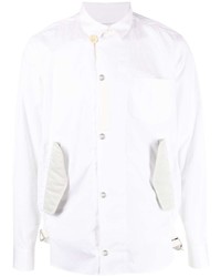 Chemise à manches longues blanche Sacai