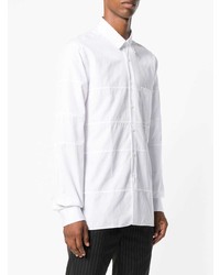 Chemise à manches longues blanche Lanvin