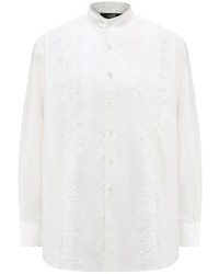 Chemise à manches longues blanche Shanghai Tang