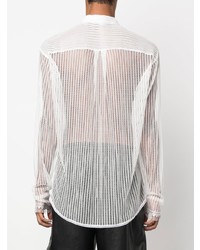 Chemise à manches longues blanche DSQUARED2