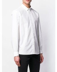 Chemise à manches longues blanche Balmain