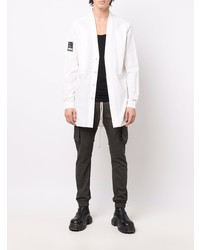 Chemise à manches longues blanche Rick Owens