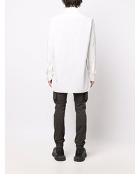 Chemise à manches longues blanche Rick Owens