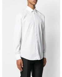 Chemise à manches longues blanche Lanvin