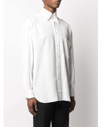 Chemise à manches longues blanche Tom Ford