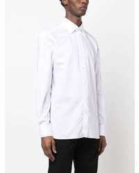 Chemise à manches longues blanche Zegna