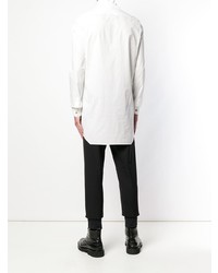 Chemise à manches longues blanche Rick Owens