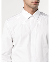 Chemise à manches longues blanche Givenchy