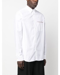 Chemise à manches longues blanche Paul Smith