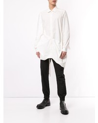 Chemise à manches longues blanche Rick Owens