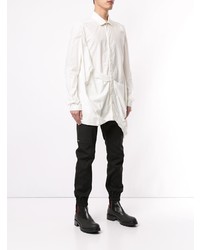 Chemise à manches longues blanche Rick Owens