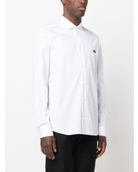 Chemise à manches longues blanche Philipp Plein