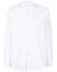 Chemise à manches longues blanche Tagliatore