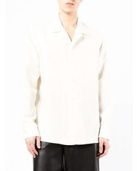 Chemise à manches longues blanche Jil Sander