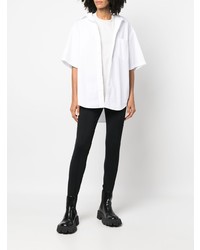 Chemise à manches longues blanche Balenciaga
