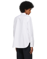 Chemise à manches longues blanche Jil Sander