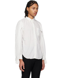 Chemise à manches longues blanche Black Comme Des Garçons