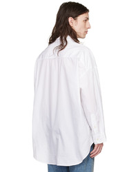 Chemise à manches longues blanche R13