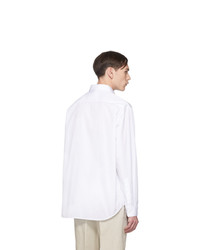 Chemise à manches longues blanche Jil Sander