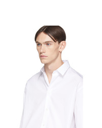 Chemise à manches longues blanche Jil Sander