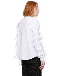 Chemise à manches longues blanche Chopova Lowena