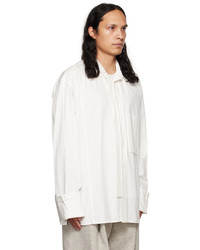 Chemise à manches longues blanche Wooyoungmi