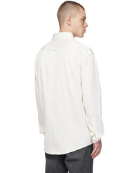 Chemise à manches longues blanche Acne Studios