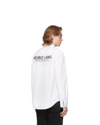 Chemise à manches longues blanche Helmut Lang