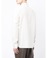 Chemise à manches longues blanche Rick Owens