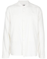 Chemise à manches longues blanche YMC