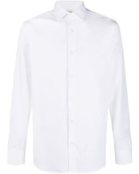 Chemise à manches longues blanche Z Zegna