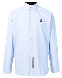 Chemise à manches longues bleu clair AAPE BY A BATHING APE