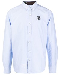 Chemise à manches longues bleu clair AAPE BY A BATHING APE