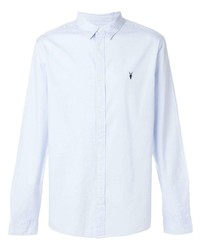 Chemise à manches longues bleu clair AllSaints