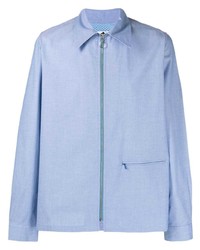 Chemise à manches longues bleu clair Anglozine