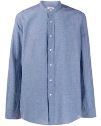 Chemise à manches longues bleu clair Aspesi