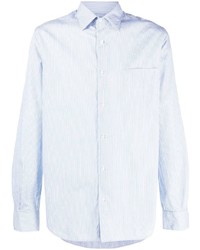 Chemise à manches longues bleu clair Aspesi