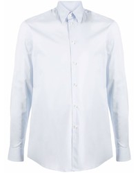 Chemise à manches longues bleu clair Bally