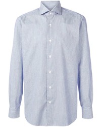 Chemise à manches longues bleu clair Barba