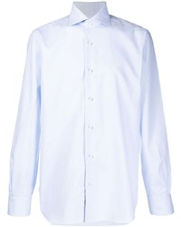 Chemise à manches longues bleu clair Barba