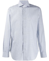 Chemise à manches longues bleu clair Barba