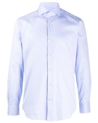 Chemise à manches longues bleu clair Barba