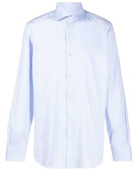 Chemise à manches longues bleu clair Barba