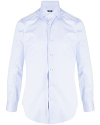 Chemise à manches longues bleu clair Barba