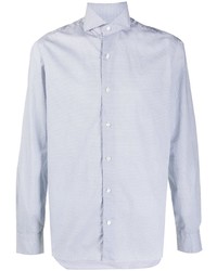 Chemise à manches longues bleu clair Barba