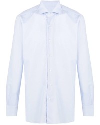 Chemise à manches longues bleu clair Barba