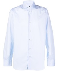 Chemise à manches longues bleu clair Barba