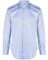 Chemise à manches longues bleu clair Barba