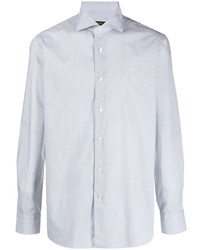 Chemise à manches longues bleu clair Barba